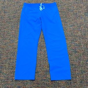 Figs large royal blue Livingston pants